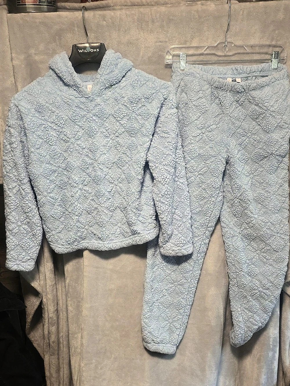 Joyspun Blue Cowl Neck Hoodie & Pants Set Size Xs
